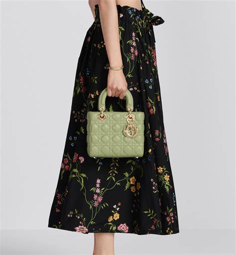 Small Lady Dior My ABCDior Bag Ethereal Green 